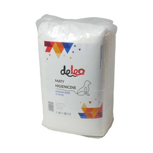 Deleo - Podkłady Higieniczne Absorbujące Dla Psa 60X60Cm 10Szt. Deleo