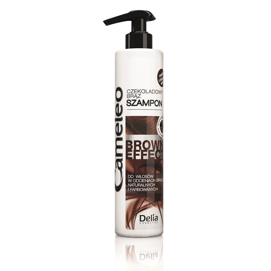 Delia, Cameleo Brown Effect, szampon do włosów brązowy, 250 ml Delia