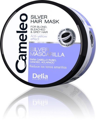 Delia, Cameleo Silver, maska do włosów przeciw żółtym odcieniom, 200 ml Delia