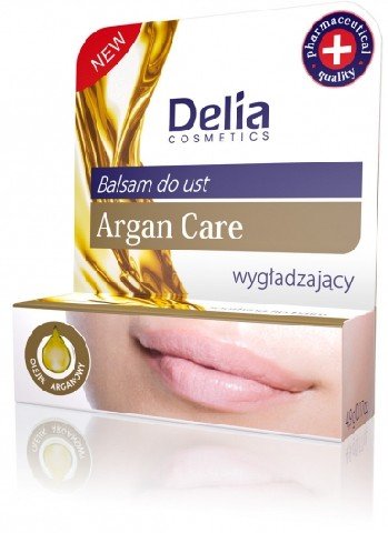 Delia Cosmetics, balsam do ust regenerujący Argan Care, 4,9 g Delia Cosmetics