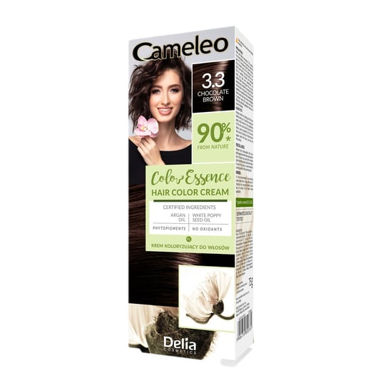 Delia Cosmetics Cameleo Color Essence farba do włosów w tubce odcień 3.3 Chocolate Brown 75 g cameleo