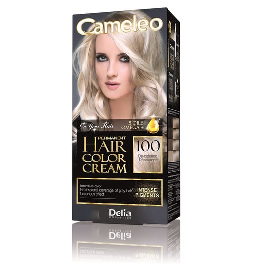 Delia Cosmetics, Cameleo Hair Color Cream, dekoloryzator permanentny 100 Delia
