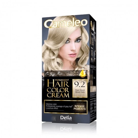 Delia Cosmetics, Cameleo Hair Color Cream, farba do włosów 9.2 Pearl Blond Delia