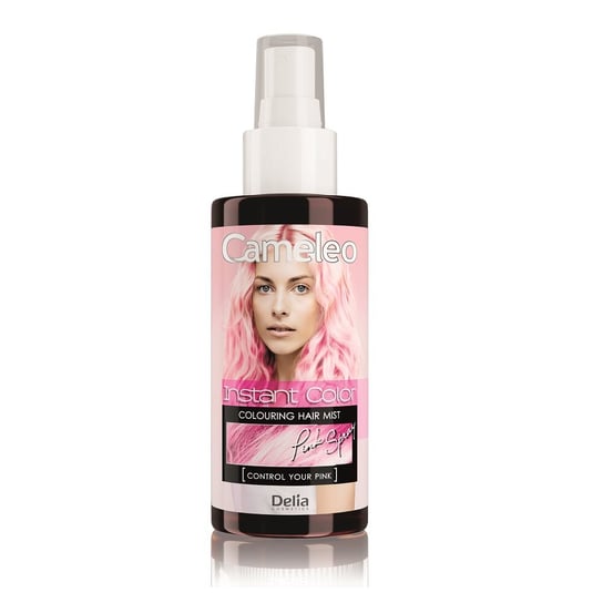 Delia Cosmetics, Cameleo Instant Color, płukanka do włosów w sprayu Pink, 150 ml Delia