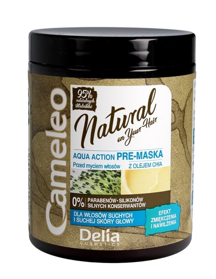 Delia Cosmetics, Cameleo Natural, maska do włosów z olejem chia, 250 ml Delia Cosmetics