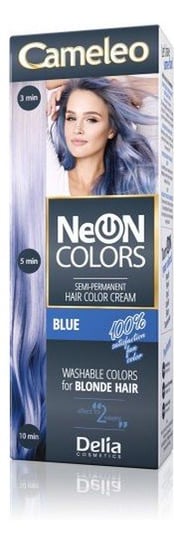 Delia Cosmetics, Cameleo Neon Colors, farba do włosów, 01 BLUE Delia