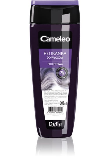Delia Cosmetics, Cameleo, płukanka do włosów fioletowa, 200 ml Delia Cosmetics