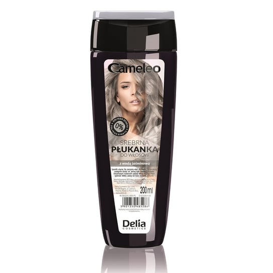 Delia Cosmetics, Cameleo, płukanka do włosów srebrna z wodą jaśminową, 200 ml Delia