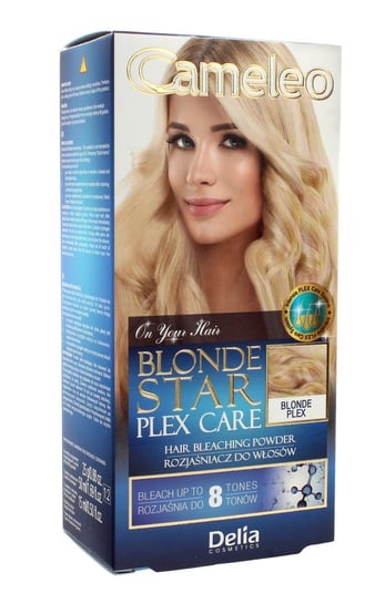 Delia Cosmetics, Cameleo, rozjaśniacz do włosów Blonde Star Plex Care, 1 szt. Delia