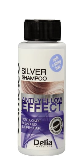 Delia Cosmetics, Cameleo Silver, szampon do włosów blond i siwych mini, 50 ml Delia