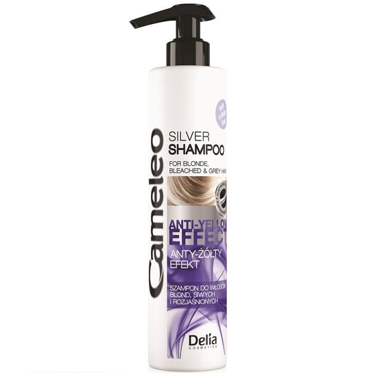 Delia Cosmetics, Cameleo Silver, szampon do włosów blond, siwych i rozjaśnianych, 200 ml Delia