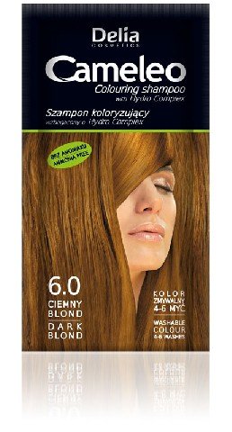 Delia Cosmetics, Cameleo, szampon koloryzujący, 6.0 Ciemny blond Delia