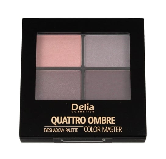 Delia Cosmetics, Color Master, Cienie do powiek Quattro Ombre nr 402 Tasty Delia Cosmetics