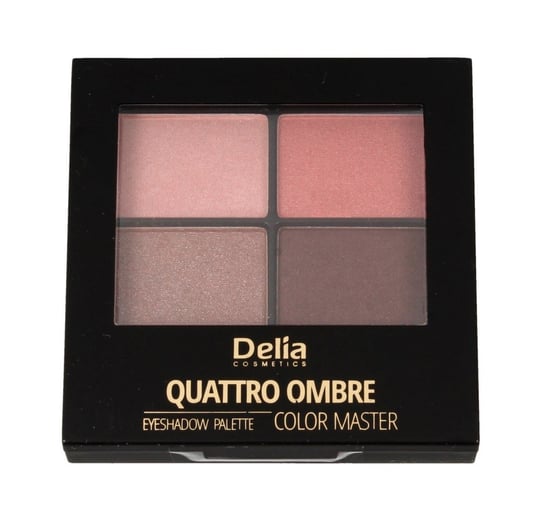 Delia Cosmetics, Color Master, Cienie do powiek Quattro Ombre nr 405 Sweet Delia Cosmetics