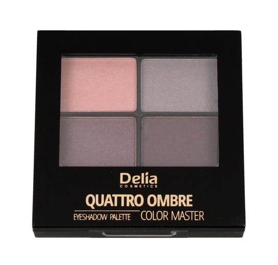 Delia Cosmetics, Color Master Quattro Ombre, cienie do powiek 402 Tasty Plum Delia Cosmetics