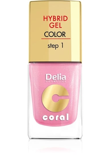 Delia Cosmetics, Coral Hybrid Gel, emalia do paznokci 31, 11 ml Delia