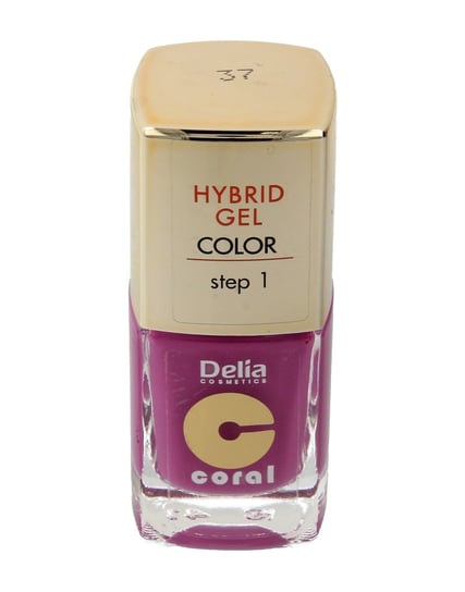 Delia Cosmetics, Coral Hybrid Gel, emalia do paznokci 37, 11 ml Delia Cosmetics