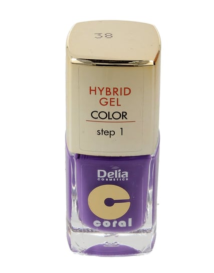 Delia Cosmetics, Coral Hybrid Gel, emalia do paznokci 38, 11 ml Delia Cosmetics