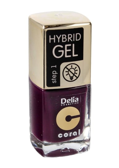 Delia Cosmetics, Coral Hybrid Gel, emalia do paznokci 48, 11 ml Delia Cosmetics