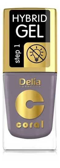 Delia Cosmetics, Coral Hybrid Gel, Emalia do paznokci lakier hybrydowy bez lampy 78, 11 ml Delia Cosmetics