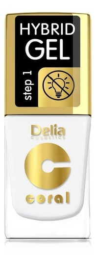 Delia Cosmetics, Coral Hybrid Gel, Emalia do paznokci lakier hybrydowy bez lampy 84, 11 ml Delia Cosmetics