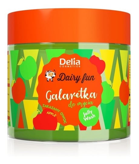 Delia Cosmetics, Dairy Fun, Galaretka do mycia ciała zakazany owoc jabłko, 350 g Delia Cosmetics