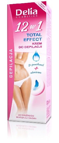 Delia Cosmetics, Depilacja, krem do depilacji 12w1 Total Effect, 100 ml Delia Cosmetics