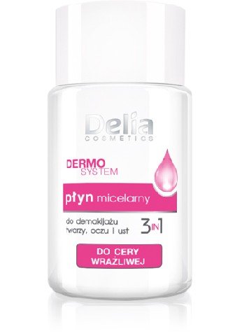 Delia Cosmetics, Dermo System Płyn micelarny do demakijażu Mini, 50 ml Delia