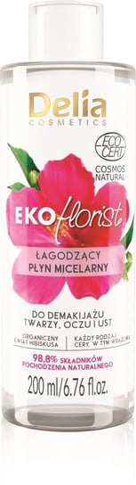 Delia Cosmetics Eko Florist Hibiskus Łagodzący Płyn micelarny do demakijażu 200ml Delia