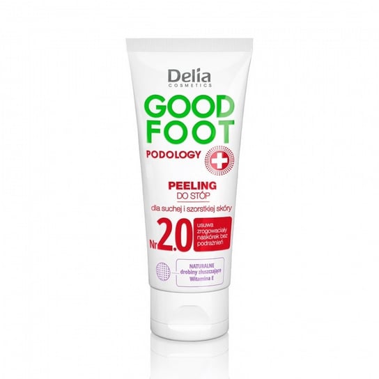 Delia Cosmetics, Good Foot Podology Nr 2.0, peeling do stóp dla skóry suchej i szorstkiej, 60 ml Delia
