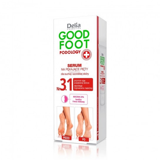 Delia Cosmetics, Good Foot, serum do stóp regenerująco-zmiękczające z mocznikiem, 60 ml Delia
