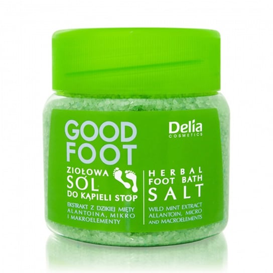 Delia Cosmetics, Good Foot, ziołowa sól do kąpieli, 100 ml Delia