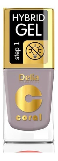 Delia Cosmetics Hybrid Gel Coral lakier do paznokci 57 Kawa 11ml Delia