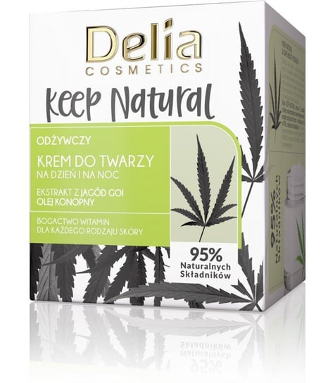 Delia Cosmetics, Keep Natural, odżywczy krem do twarzy na dzień i noc, 50 ml Delia
