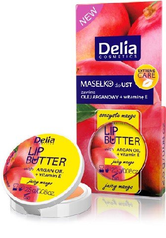 Delia Cosmetics, Lip Butter, masełko do ust Soczyste Mango, 2,5 g Delia Cosmetics