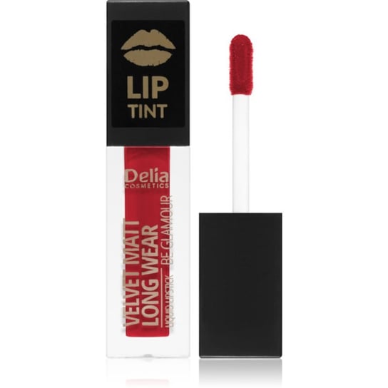 Delia Cosmetics, Lip Tint, Pomadka Matowa W Płynie, Odcień 015 Lucky Red, 5ml Delia Cosmetics