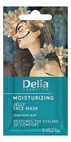 Delia Cosmetics, Maseczka na twarz nawilżająca - żelowa, 8ml Delia Cosmetics