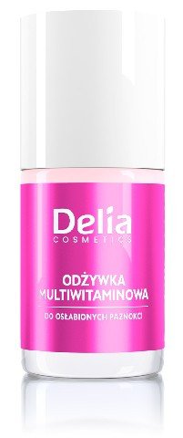 Delia Cosmetics, odżywka multiwitaminowa do osłabionych paznokci, 11 ml Delia Cosmetics