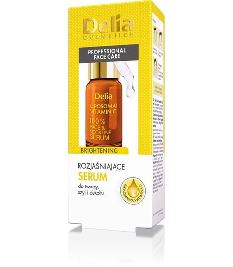 Delia Cosmetics, Professional Face Care, serum rozjaśniające z witaminą C, 10 ml Delia