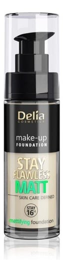 Delia Cosmetics, Stay Flawless Matt, podkład matujący 16H 401 Ivory, 30 ml Delia Cosmetics