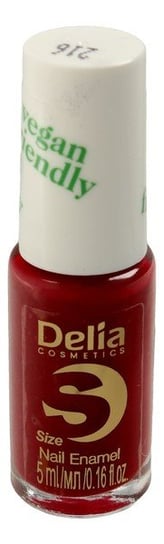Delia Cosmetics, Vegan Friendly, emalia do paznokci 216 Cherry Bomb, 5 ml Delia