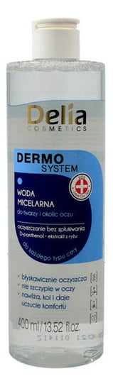 Delia, Cosmetics, woda micelarna do twarzy i okolic oczu, 400 ml Delia