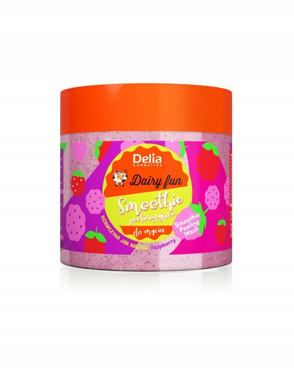 Delia, Dairy Fun, Peeling do ciała Dziewczyna jak malina Delia