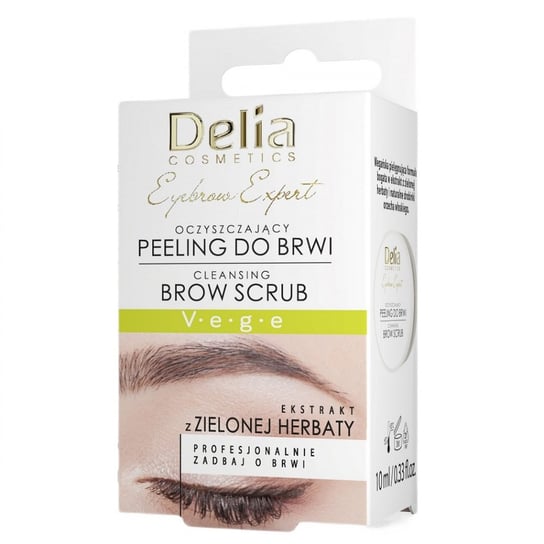 Delia, Eyebrow Expert, oczyszczający peeling do brwi, 10ml Delia