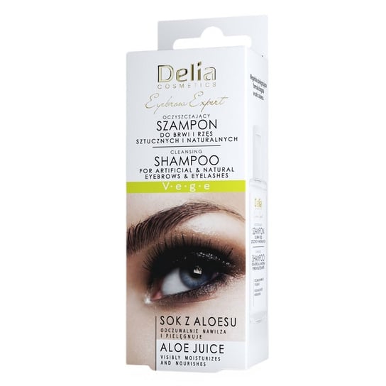 Delia, Eyebrow Expert, oczyszczający szampon do brwi i rzęs, 50ml Delia