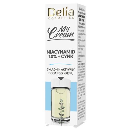 Delia, My Cream, Składnik Aktywny Niacynamid 10% Cynk, 5ml Delia