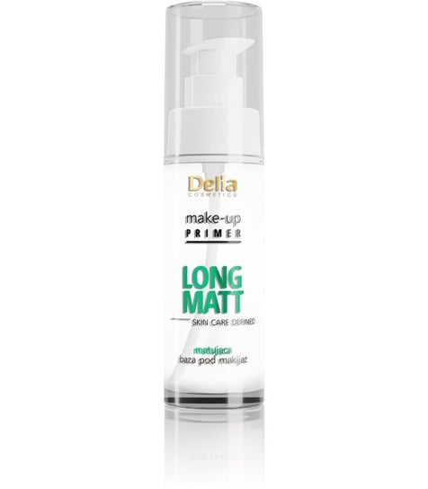 Delia, Skin Care Defined, baza pod makijaż Long Matt matująca, 30 ml Delia