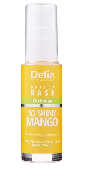 Delia, So Shiny Mango, Rozświetlająca i Rewitalizująca Baza pod Makijaż, 30ml Delia Cosmetics