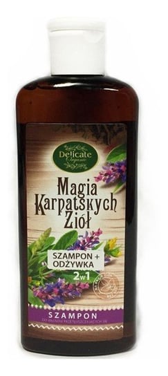 Delicate Organic, Magia Karpackich Ziół, szampon do włosów przetłuszczających się, 250 g Delicate Organic