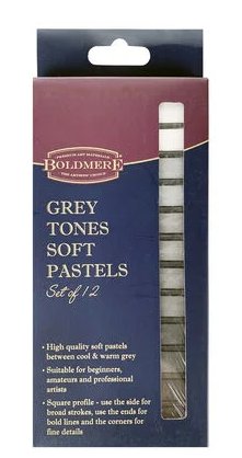 Delikatne pastele w odcieniach szarości Boldmere: opakowanie 12 sztuk Inna marka